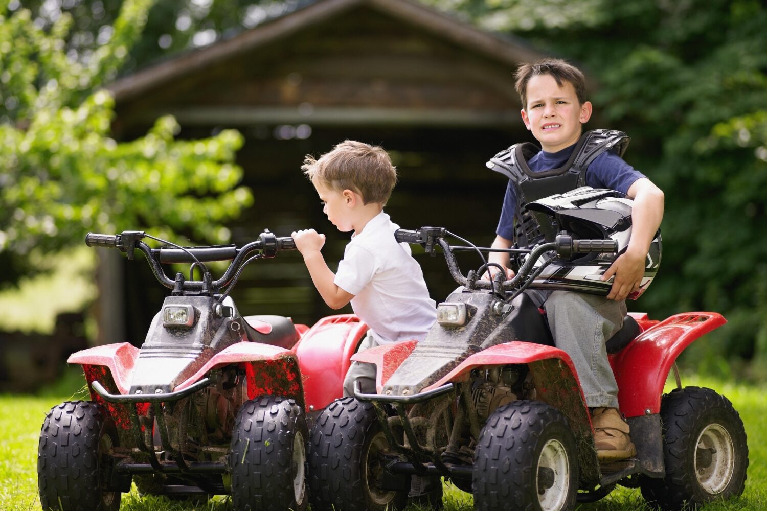 Age 4–6 Years 30-Minute 50cc Yamaha Quad Bike-3