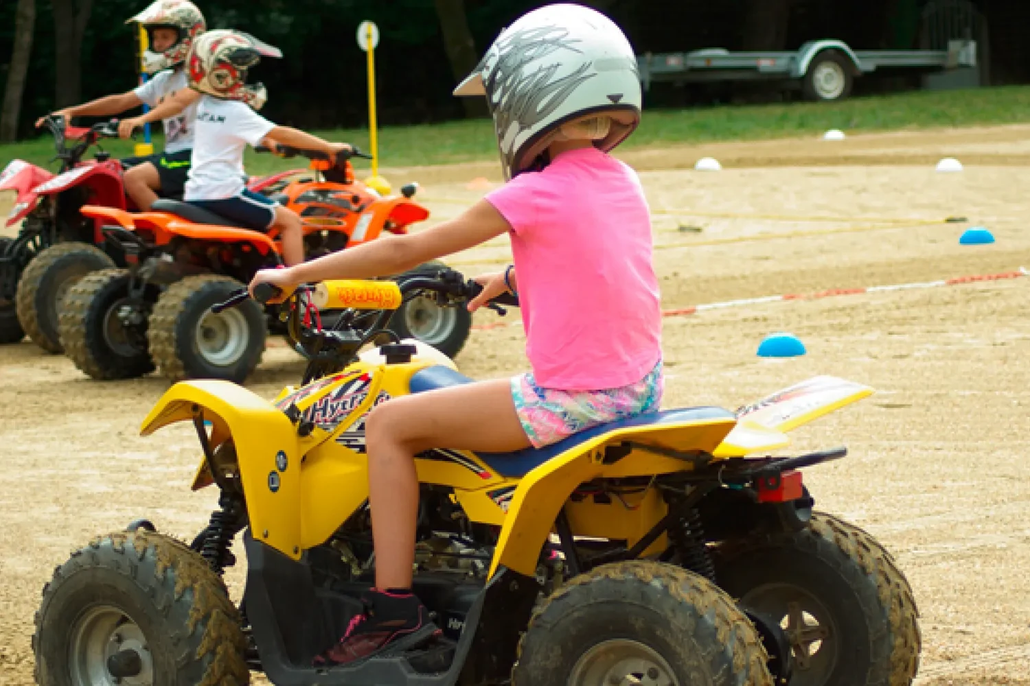 Age 4–6 Years 30-Minute 50cc Yamaha Quad Bike-4