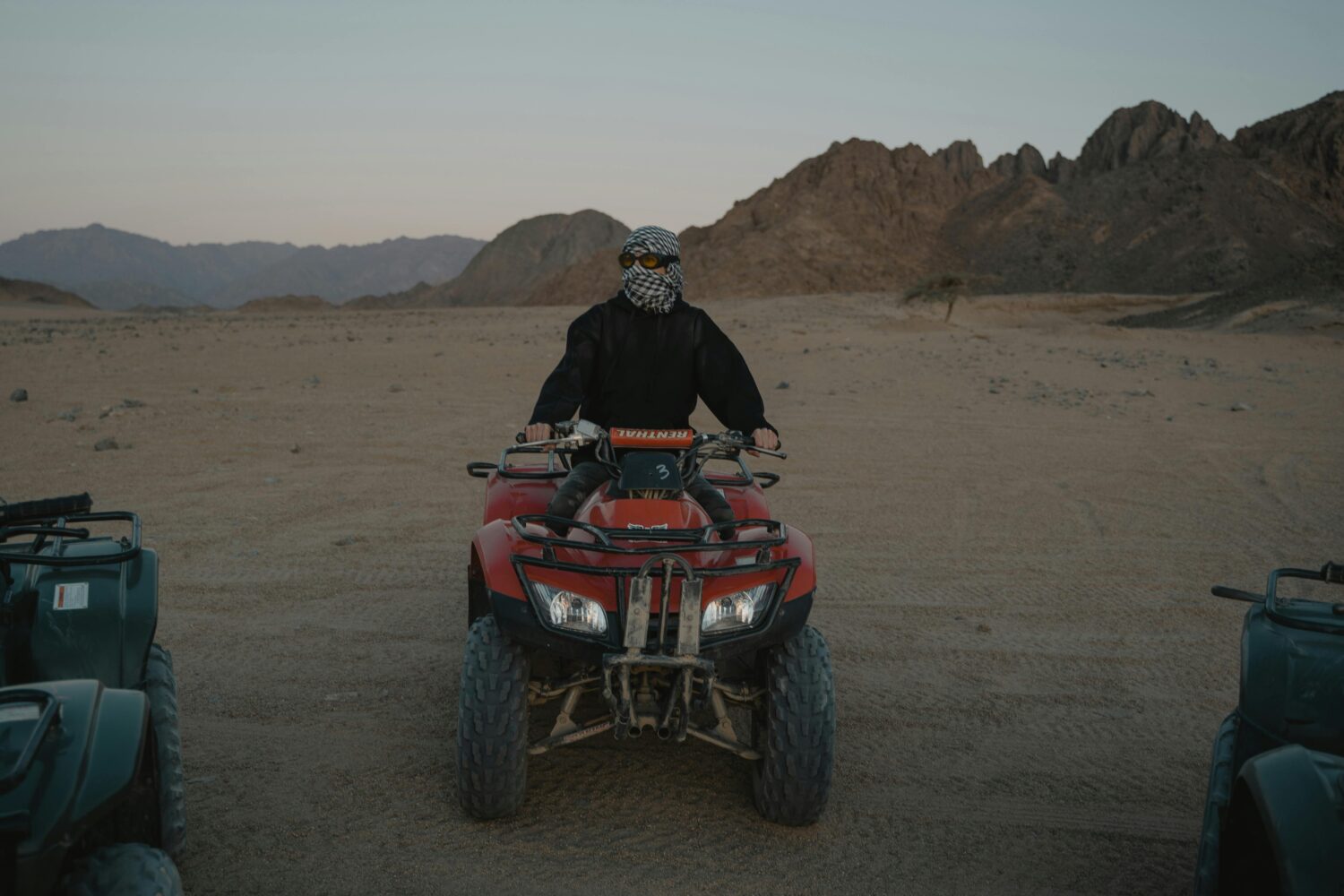 BBQ dinner buffet and a quad bike safari in the desert-3