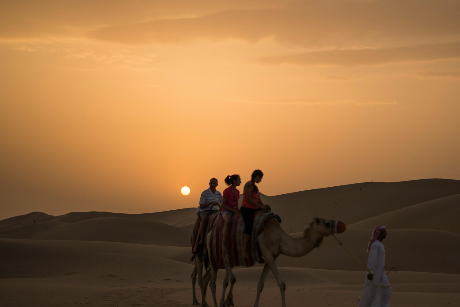 A Morning Experience of Camel Trekking in the Lahbab Desert3