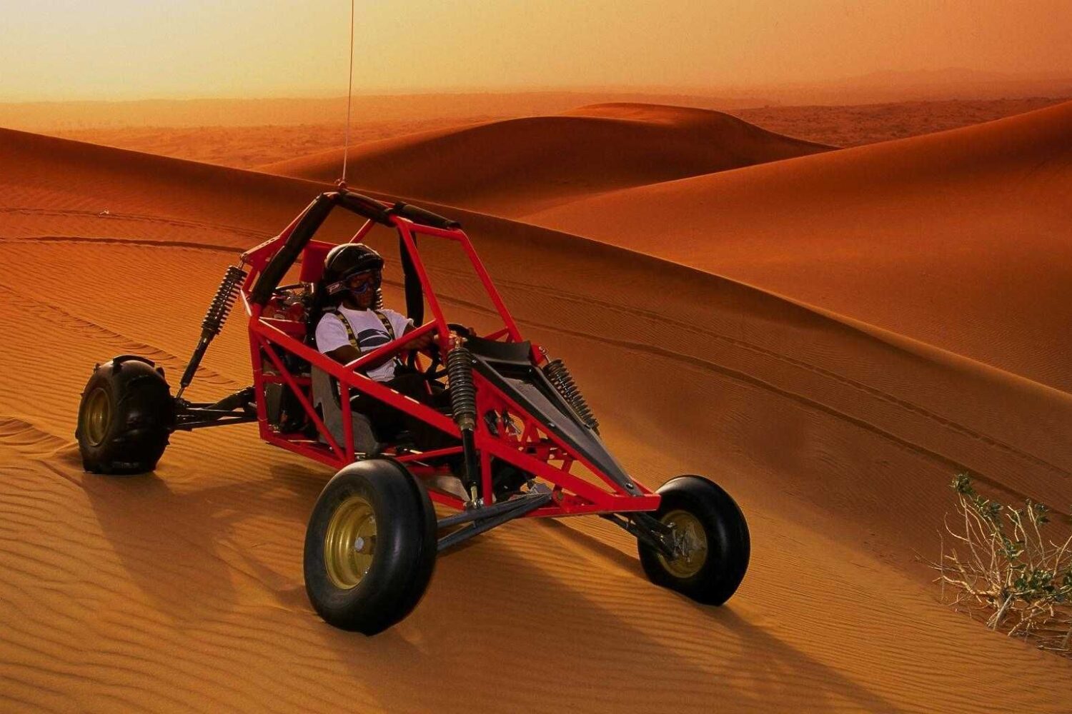 One passenger, one seat, 800cc dune buggy-3